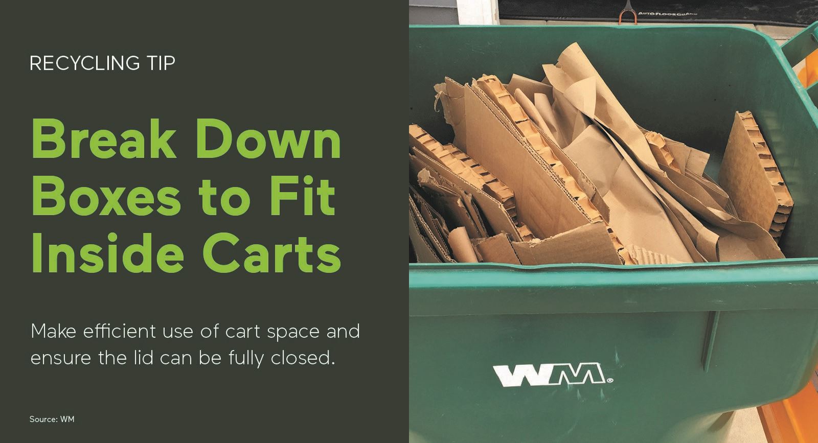 Nov 24 Break down boxes